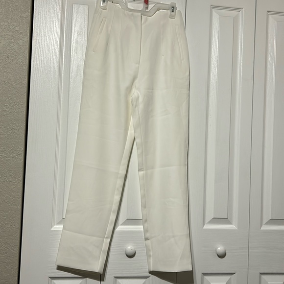 NWT Lulus white high waisted trouser - Picture 11 of 12